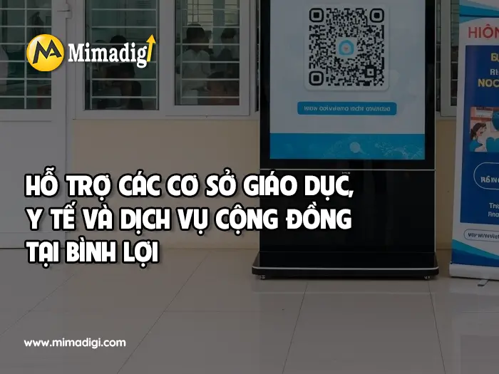 Thiết kế website Xã Bình Lợi tại mimadigi