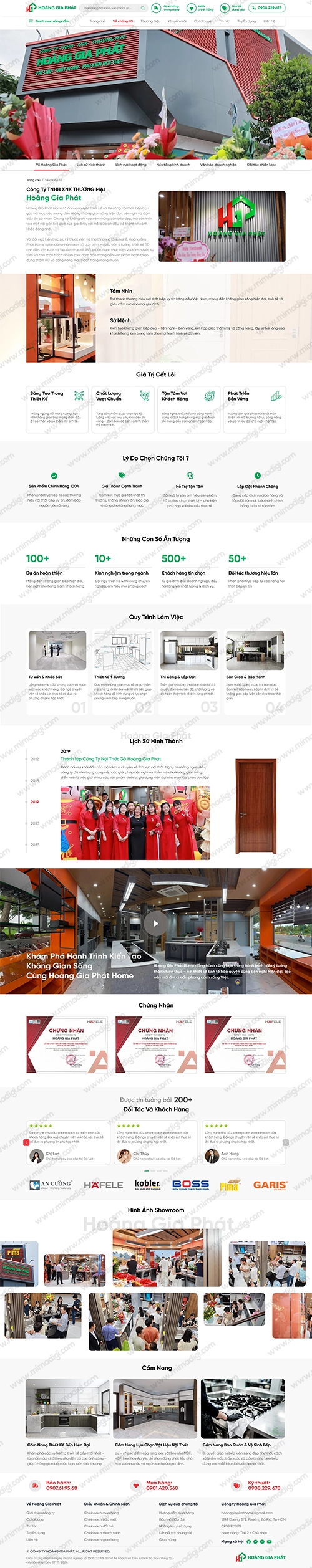 SEO-Friendly Website Design for HOANG GIA PHAT Furniture