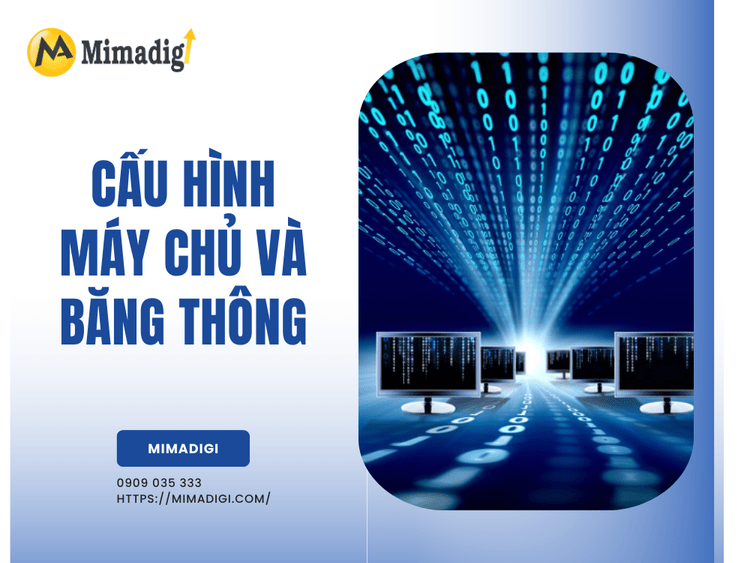 Server configuration and bandwidth at MIMA