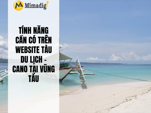 Vung Tau Tourist Boat - Canoe Website Design with MIMADIGI