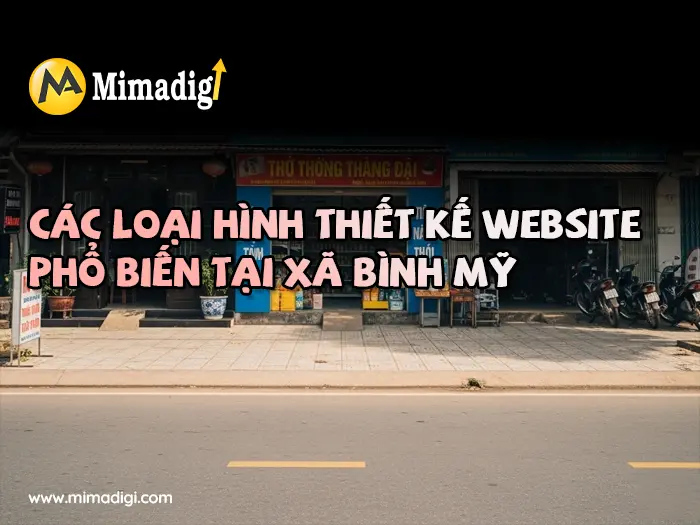 Website Design for Binh My Commune at mimadigi
