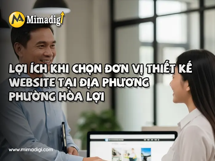 Website Design in Hoa Loi Ward at mimadigi