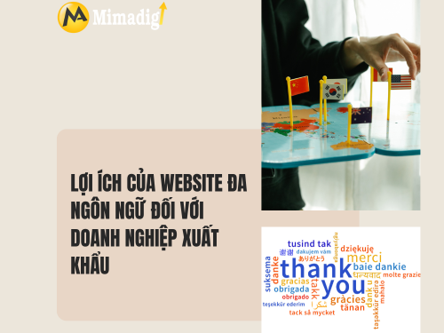 Multilingual website for export at mimadigi