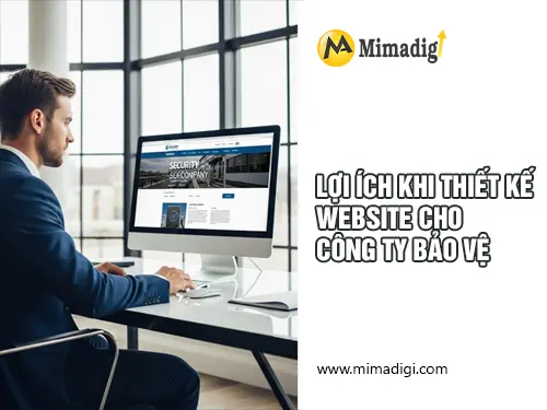 Security company website design at Mimadigi