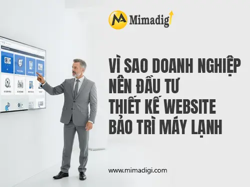 Air Conditioner Maintenance Service Website Design at MIMADIGI