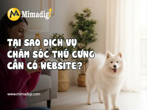 Pet Care Service Website Design by MIMADIGI