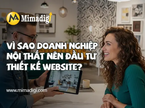 Interior design website design at mimadigi