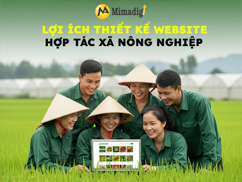 Agricultural Cooperative Website Design with MIMADIGI
