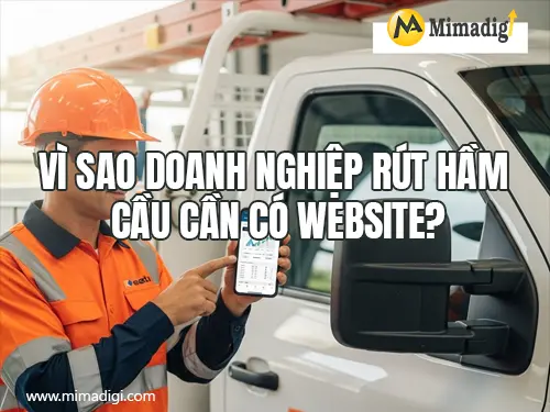 Thiết kế website dịch vụ rút hầm cầu, thông cống tại Mimadigi