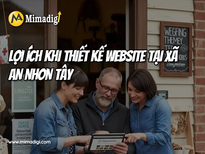 Website Design in An Nhon Tay Commune at MIMADIGI
