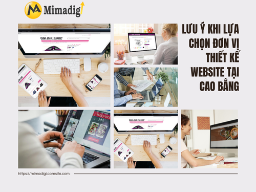 Website Design in Cao Bang – Reputable SEO-Standard Website by mimadigi