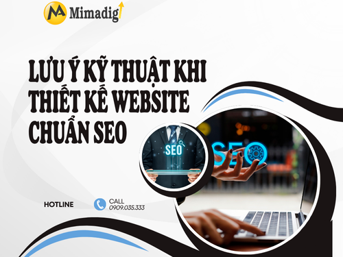 Thiết kế website chuẩn SEO Google cuả mimadigi