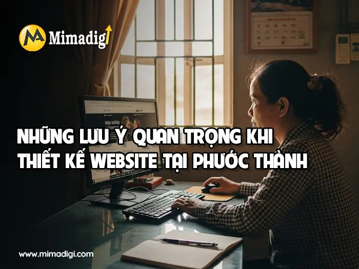 Website design in Phước Thành Commune at mimadigi