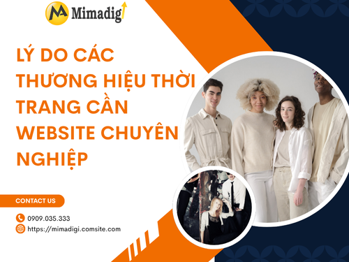Men's and Women's Fashion Website Design with MIMADIGI