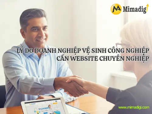 Industrial Cleaning Service Website Design at MIMADIGI