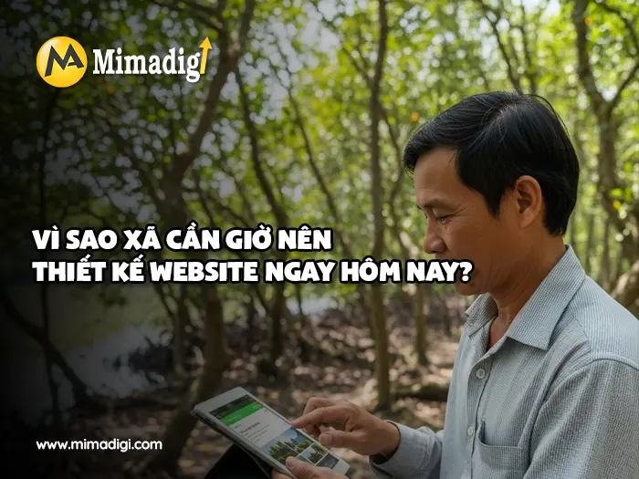 Thiết kế website Xã Cần Giờ tại mimadigi