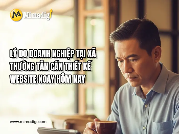 Thiết kế website Xã Thường Tân tại mimadigi