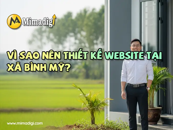 Website Design for Binh My Commune at mimadigi