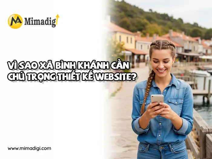 Thiết kế website Xã Bình Khánh tại mimadigi