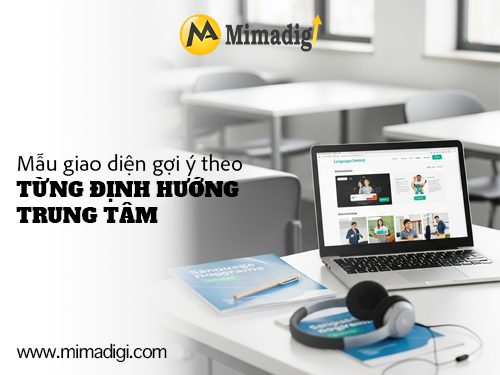 Website Design for Language Centers at MIMADIGI