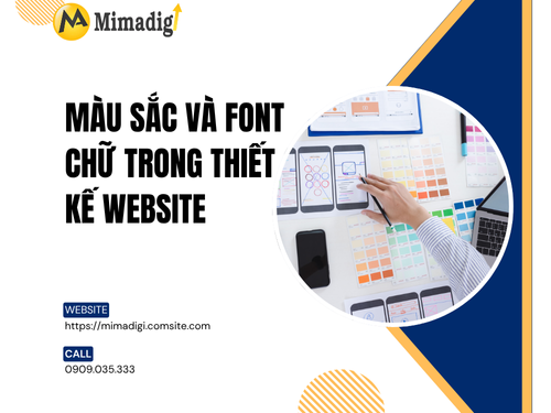 Colors and Fonts in Website Design: Basic Principles with MIMADIGI