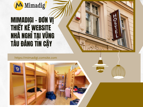 Budget Guesthouse Website Design in Vung Tau at mimadigi