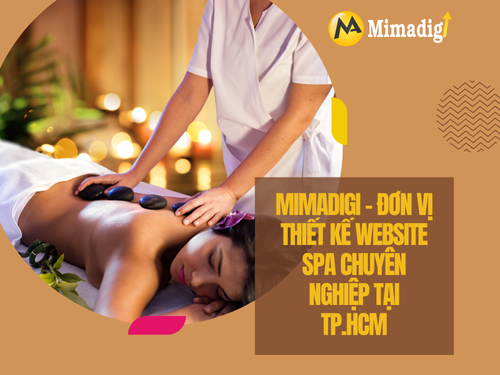 Spa & Beauty Salon Website Design in Saigon at mimadigi