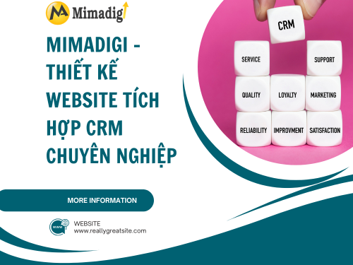 Website Integrated with CRM System with MIMADIGI