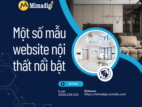 Furniture store website design at mimadigi