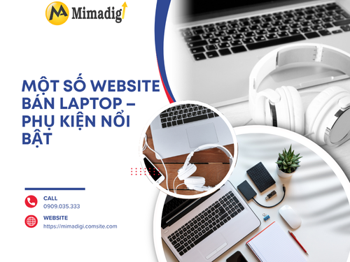 Thiết kế website bán laptop – phụ kiện tại mimadigi