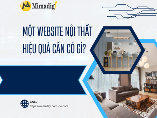 Furniture store website design at mimadigi