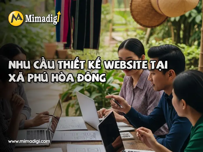 Website Design in Phu Hoa Dong Commune at MIMADIGI