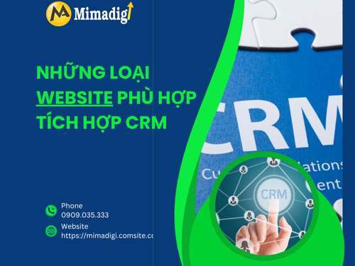 Website Integrated with CRM System with MIMADIGI