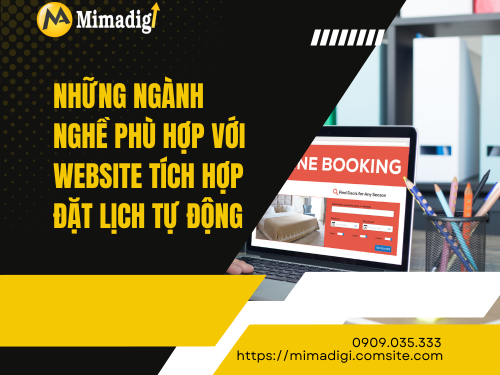 Website Integrated with Booking and Automatic Scheduling with MIMADIGI