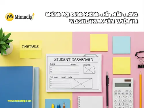Tutoring center website design at mimadigi