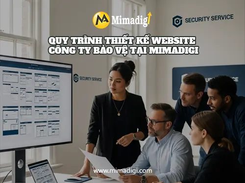 Security company website design at Mimadigi