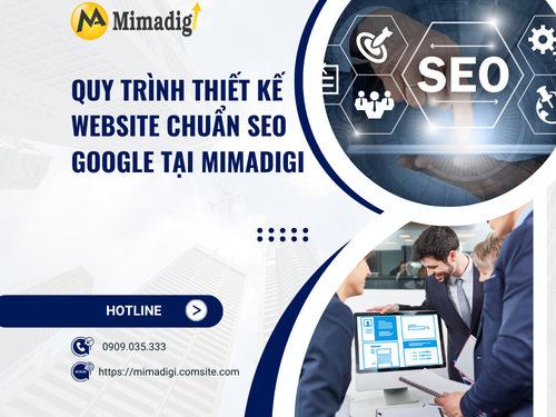 Thiết kế website chuẩn SEO Google cuả mimadigi