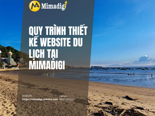 Tourism Website Design in Vung Tau City at mimadigi