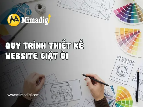 Laundry and Dry Cleaning Service Website Design at mimadigi
