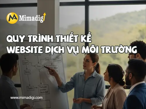 Environmental service website design at mimadigi