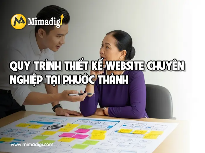 Website design in Phước Thành Commune at mimadigi