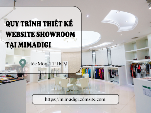 Showroom Website Design in Binh Duong by mimadigi