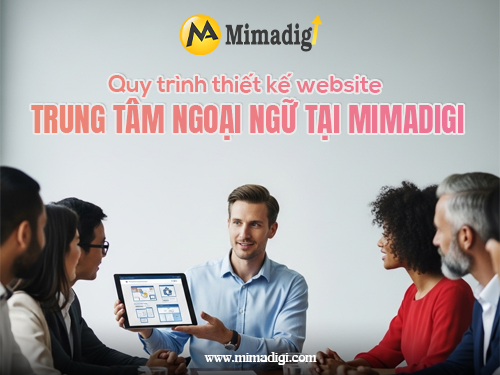 Website Design for Language Centers at MIMADIGI