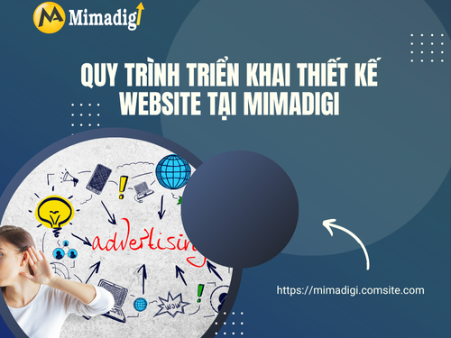 Website Design for Advertising Companies in Saigon by mimadigi