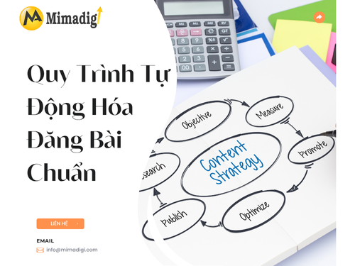 Tự động hóa đăng bài và công cụ hỗ trợ của MIMADIGI