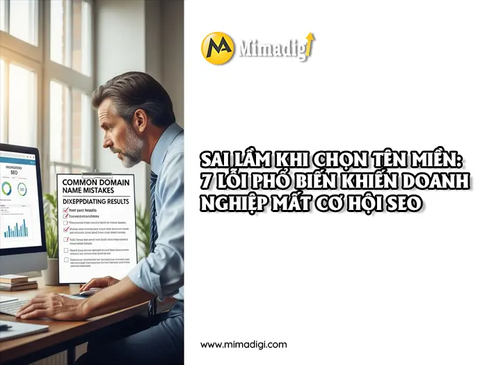 Sai lầm khi chọn tên miền. Công ty mimadigi
