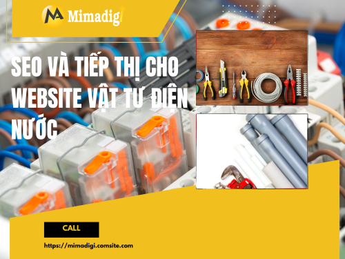 Electrical and plumbing supplies website design at mimadigi