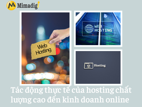 Ưu điểm của hosting chất lượng cao cho website bán hàng của MIMADIGI