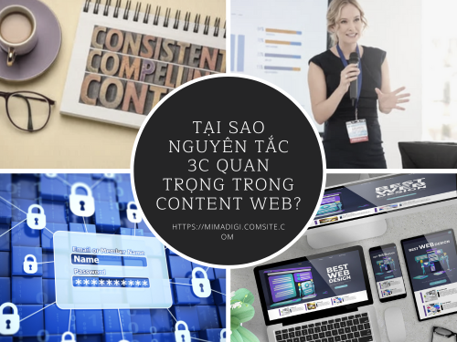 Nguyên tắc 3C – Clear, Concise, Compelling trong content web của MIMADIGI