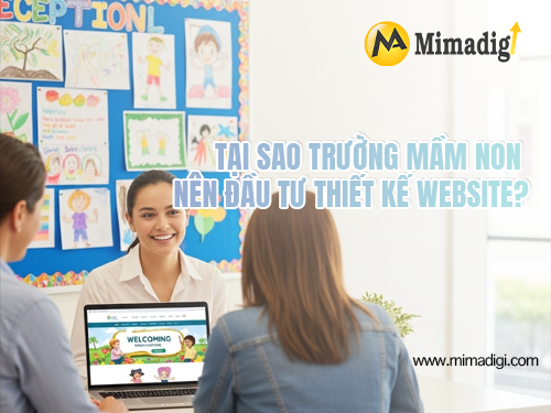 Kindergarten website design at mimadigi